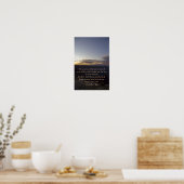 Sprichwörter 1:8,9 Poster (Küche)