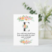 Sprichwörter 20:11, Buchstabe E,Aquarellschrift-Ka (Stehend Vorderseite)