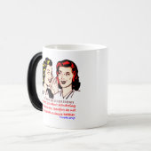 Sprichwörter 20:19 - Ein Klatsch trennt Freunde Verwandlungstasse (Vorderseite Links)