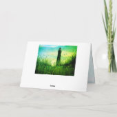 Sprichwörter 20:7 Bibelverse Vatertag, Leuchtturm Karte (Rückseite)