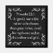 Sprichwörter 22:1 - magnet (Vorne)