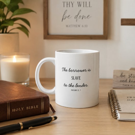 Sprichwörter 22:7 Jumbo-Tasse