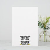 Sprichwörter 22:9 über Kindness Briefpapier (Stehend Vorderseite)