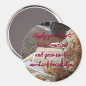 Sprichwörter 23:12-Magnet Magnet (Vorderseite/Rückseite)