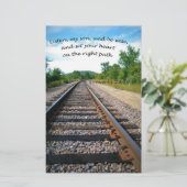 Sprichwörter 23:19 briefpapier (Stehend Vorderseite)