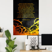 Sprichwörter 24:30-34 Verse Poster (Heimbüro)