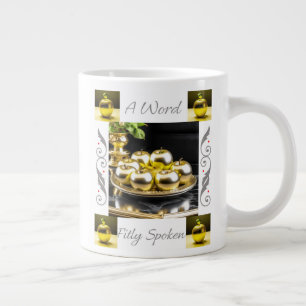 Sprichwörter 25:11 A Wort, richtig gesprochen Jumb Jumbo-Tasse