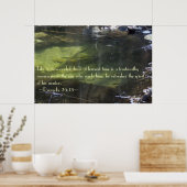 Sprichwörter 25:13 Poster (Küche)