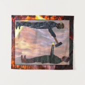 Sprichwörter 27:17 Art Wandteppich (Vorderseite (Horizontal))