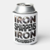 Sprichwörter 27-17 Eisen schärft Eisen Dosenkühler (Kanne Rückseite)