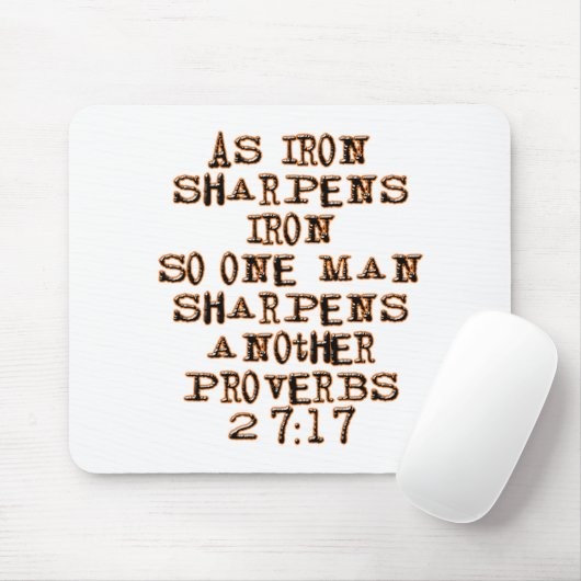 Sprichwörter 27:17 mousepad (Mit Mouse)