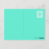 Sprichwörter 27:19 - Wie Wasser das Gesicht reflek Postkarte (Rückseite)