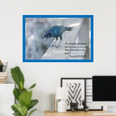 Sprichwörter 27:8-Literaturposter Poster (Heimbüro)