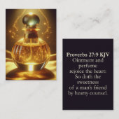 Sprichwörter 27:9 KJV Karten - Geist des Rechtsbei (Vorne/Hinten)