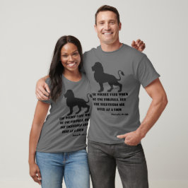 Sprichwörter 28:1 Bibelverse Zitat KJV Unisex T-Shirt