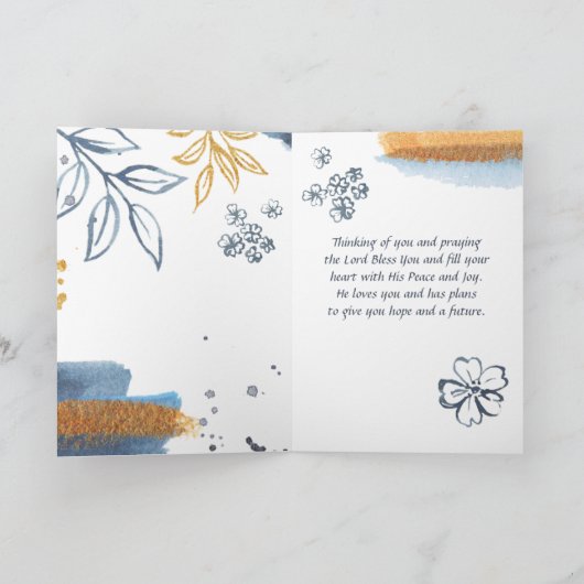 Sprichwörter 2:1-5 Incline dein Ohr in Weisheit Karte (Innenseite)