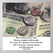 Sprichwörter 30:8-9 poster (Vorne)