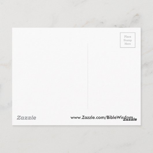 Sprichwörter 31:10 postkarte (Rückseite)