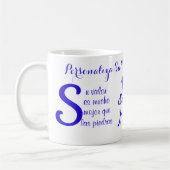 Sprichwörter 31:10 Weibchen weit über dem Rubiesee Kaffeetasse (Links)