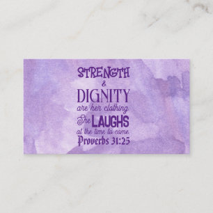 Sprichwörter 31:25-26 Calling Card, Weitergabe an Telefonnummerkarte