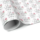 Sprichwörter 31:25 Blume Bibel Verse Nahtloses Mus Geschenkpapier (Rolleneckpunkt)