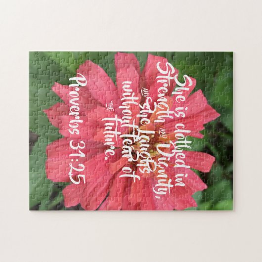 Sprichwörter 31:25 Puzzle (Horizontal)