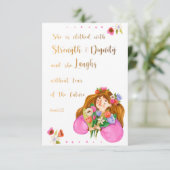 Sprichwörter 31:25 Sie ist mit einer Festigkeitska (Stehend Vorderseite)