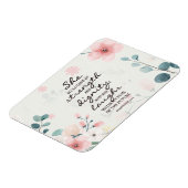 Sprichwörter 31:25 Sie ist mit Kraft bekleidet Magnet (Linke Seite)