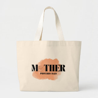 Sprichwörter 31:28 "Mutter" Tote Bag Jumbo Stoffbeutel