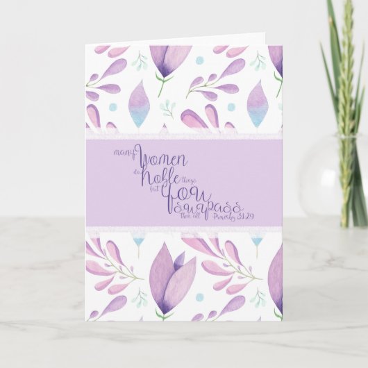 Sprichwörter 31:29 karte (Vorderseite)