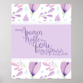 Sprichwörter 31:29 Poster