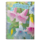 Sprichwörter 31:29 Schrift Verses Mütter'Day Flora Notizblock (Vorderseite)