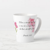 Sprichwörter 31:30 Eine Frau, die den Herrn fürcht Milchtasse (Rechte Ecke)