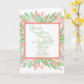 Sprichwörter 31:30 Karte (Gelbe Blume)