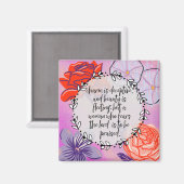 Sprichwörter 31:30 magnet (Vorderseite/Rückseite)