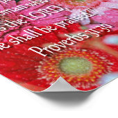 Sprichwörter 31 Christlich Poster Blume Scripture (Ecke)