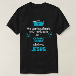 Sprichwörter 31 CHRISTLICHE KARDIAC-NURSE T-Shirt