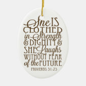 Sprichwörter 31 - Gekleidet in der Stärke u. in Keramikornament (Vorne)