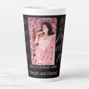 Sprichwörter 31 Latte-Tasse für Frauen in Schwarz  Milchtasse