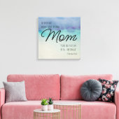 Sprichwörter 31 Mama Leinwanddruck (Insitu (Wohnzimmer))
