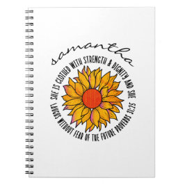 Sprichwörter 31 Niedliche Sonnenblumenbibliotheksv Notizblock