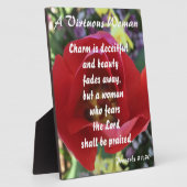 Sprichwörter 31 Rose Fotoplatte (Seite)