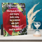 Sprichwörter 31 Rose Fotoplatte (Seite)