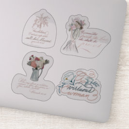 Sprichwörter 31 Sammlung weiblicher Sticker