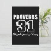 Sprichwörter 31 T - Shirt Karte (Stehend Vorderseite)