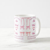 Sprichwörter 31 Tasse Christlich Coquette Pink Bow (VorderseiteRechts)