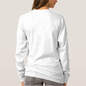 Sprichwörter 31 Weiblicher Weißer Langschläfer T - T-Shirt (Rückseite)