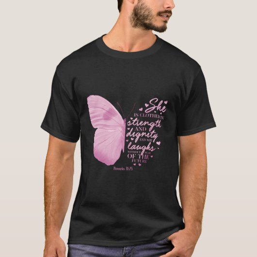 Sprichwörter 31 Worship Scripture Verse Ihre Mama T-Shirt (Vorderseite)