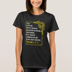 Sprichwörter 35 6 Bibelverse Religiöse Christliche T-Shirt