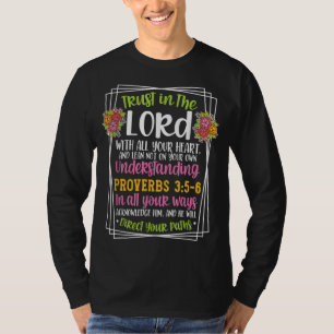 Sprichwörter 35-6 Bibelverse Religiöse Christliche T-Shirt